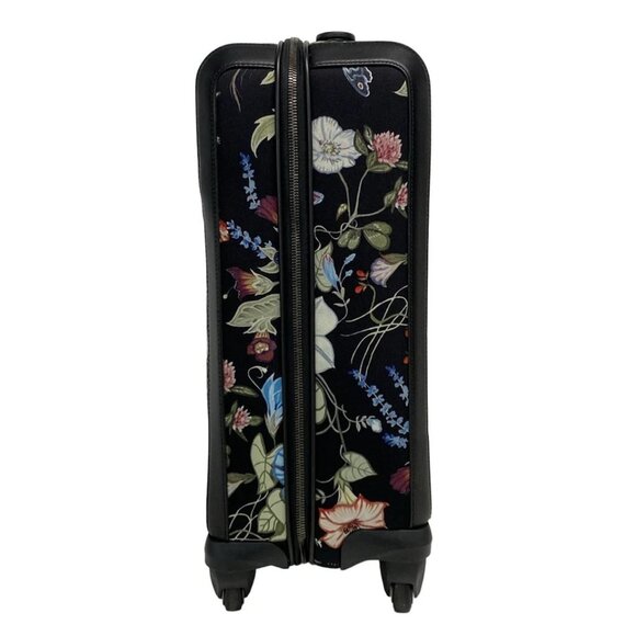 GUCCI Kris Knight Flora Black Red Multi Nylon Leather - Suitcase 1108-072125 - Picture 3 of 14